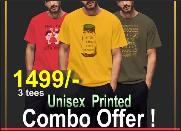 Unisex Printed Combo Offer
